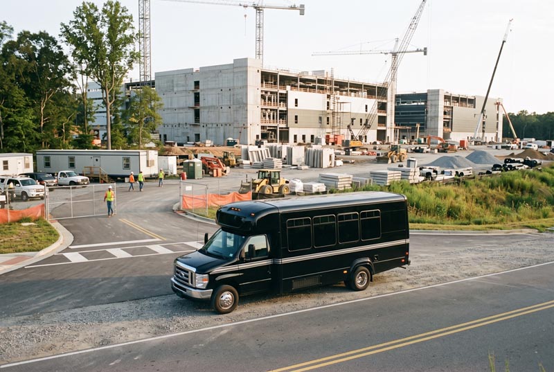 Construction Site Shuttle Bus Services in Orlando, FL